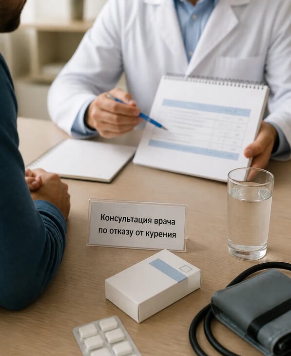 Консультация врача по отказу от курения для взрослых в Крымске